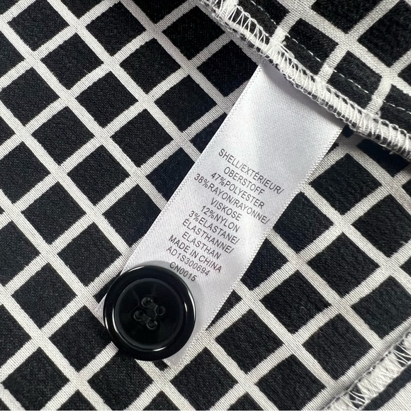 Adrianna Papell women’s white and black square blazer M m139-40 - Picture 4 of 4